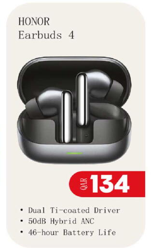 HONOR Earbuds 4 - Dual Ti-coated Driver, 50dB ANC