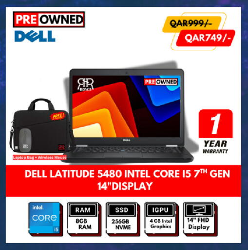 DELL LATITUDE 5480 Laptop - Intel Core i5 7th Gen, 8GB RAM, 256GB NVMe