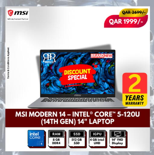 MSI MODERN 14 – INTEL® CORE™ 5-120U Laptop