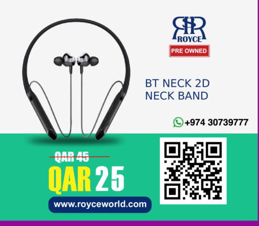 سماعة BT NECK 2D NECK BAND