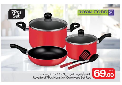 Royalford Nonstick Cookware Set Red